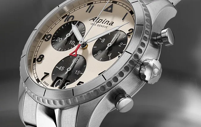Pilot Chronograph Big Date Watch AL-372WB4S26B | Alpina Watches US Pilot Chronograph Big Date Watch AL-372WB4S26B | Alpina Watches US